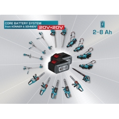 Könner & Söhnen KS LBV-40V lapų pūstuvas 270 km/h Ličio-jonų (Li-Ion)
