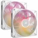 Corsair iCUE LINK RX140 MAX RGB Kompiuterio korpusui Ventiliatorius 14 cm Balta 2 vnt Corsair iCUE LINK RX140 MAX RGB Kompiuterio korpusui Ventiliatorius 14 cm Balta 2 vnt