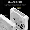 Corsair iCUE LINK RX140 MAX RGB Arvuti korpus Ventilaator 14 cm Valge 2 tk Corsair iCUE LINK RX140 MAX RGB Arvuti korpus Ventilaator 14 cm Valge 2 tk