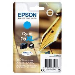 Epson Pen and crossword Yksittäispakkaus, syaani 16XL DURABrite Ultra -muste