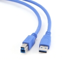 Gembird CCP-USB3-AMBM-10 USB cable 3 m USB A USB B Blue Gembird CCP-USB3-AMBM-10 USB cable 3 m USB A USB B Blue