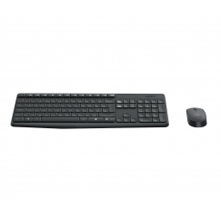 Logitech 920-007931 klaviatuur Hiir kaasa arvatud Kodu Raadioside QWERTY US rahvusvaheline Hall