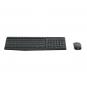 Logitech 920-007931 tastatūra Pele iekļauta Mājas RF Bezvadu QWERTY US International Pelēks