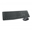 Logitech 920-007931 tastatūra Pele iekļauta Mājas RF Bezvadu QWERTY US International Pelēks