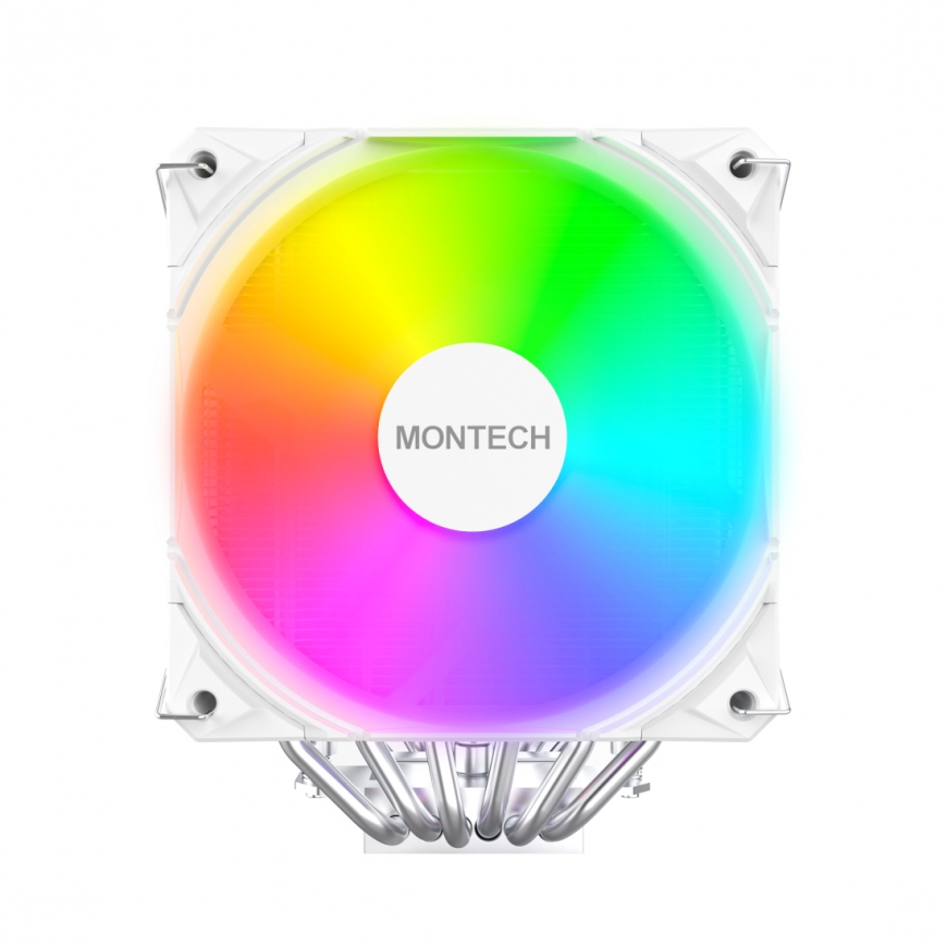 Montech NX600 ARGB Процессор Air cooler 12 cm Белый 1 шт – 2