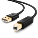 Ugreen 10351 USB-kaapeli USB 2.0 3 m USB A USB B Musta