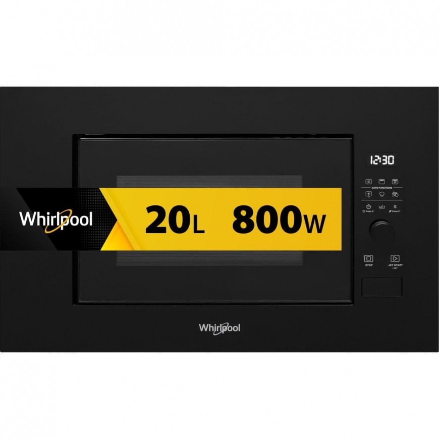 Whirlpool WMF200G NB Melns Mikroviļņu krāsns