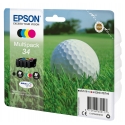 Epson Golf ball C13T34664010 rašalo kasetė 1 vnt Originalus Standartinė išeiga Juoda, Žydras, Rausva Epson Golf ball C13T34664010 rašalo kasetė 1 vnt Originalus Standartinė išeiga Juoda, Žydras, Rausva