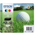 Epson Golf ball C13T34664010 tindikassett 1 tk Originaal Standard Yield Must, Tsüaan, Magenta, Kolla Epson Golf ball C13T34664010 tindikassett 1 tk Originaal Standard Yield Must, Tsüaan, Magenta, Kolla