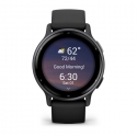 Garmin Vivoactive 5 3,05 cm (1.2") AMOLED 42 mm Цифровой 390 x 390 пикселей Сенсорный экран Черный W