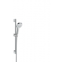 Hansgrohe Croma Select E shower system Chrome, White Hansgrohe Croma Select E shower system Chrome, White