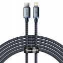 Baseus CAJY000301 mobiiltelefonikaabel Hall 2 m USB C Lightning Baseus CAJY000301 mobiiltelefonikaabel Hall 2 m USB C Lightning