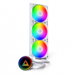 Montech LightFlow ARGB 360 Processor All-in-one liquid cooler 12 cm White 1 pc(s)