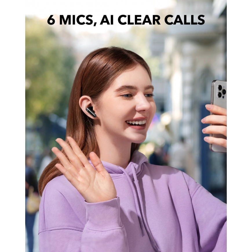 Soundcore P40i Austiņas Bezvadu Ausīs Zvani /mūzika/sports/ikdiena Bluetooth Melns – 5