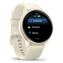 Garmin vívoactive 6 3.05 cm (1.2") AMOLED 42 mm Digital 390 x 390 pixels Touchscreen White Wi-Fi GPS
