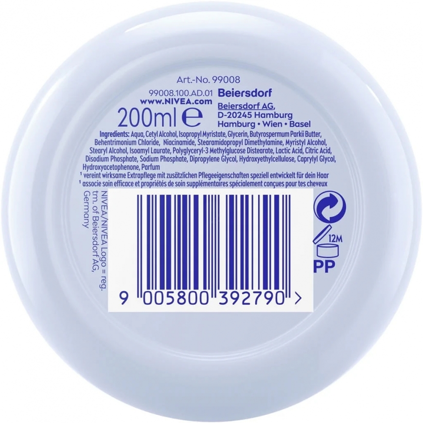 NIVEA 9005800392790 juuksemask 200 ml Naised – 3