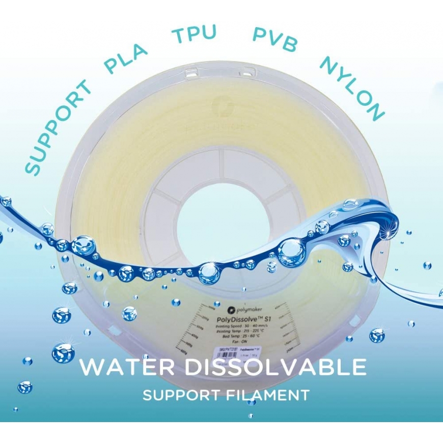 Polymaker PH01001 печатный материал для 3D-принтеров PVA 750 g – 4