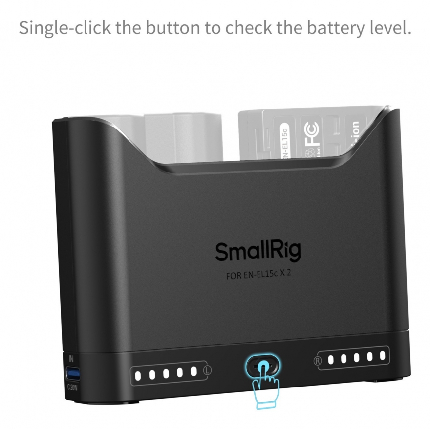 SmallRig Camera Battery Charger for EN-EL15c – 4