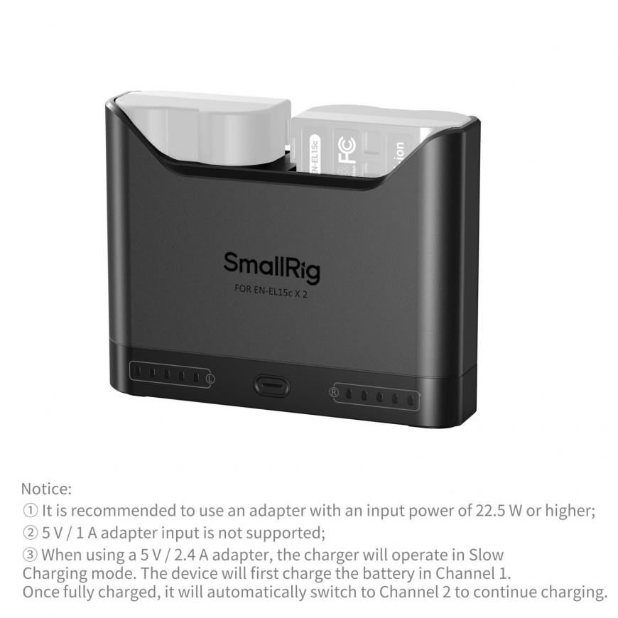 SmallRig Camera Battery Charger for EN-EL15c – 5