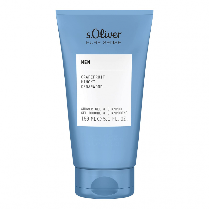 S. Oliver, Pure Sense, Shower Gel, All Over The Body, 150 ml