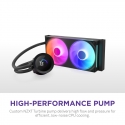 NZXT Kraken Plus RGB 240 Protsessor Kõik-ühes vedelikujahuti 12 cm Must NZXT Kraken Plus RGB 240 Protsessor Kõik-ühes vedelikujahuti 12 cm Must