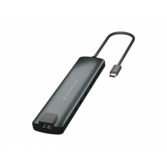 Conceptronic DONN06G USB 3.2 Gen 1 (3.1 Gen 1) Type-C Musta, Hopea