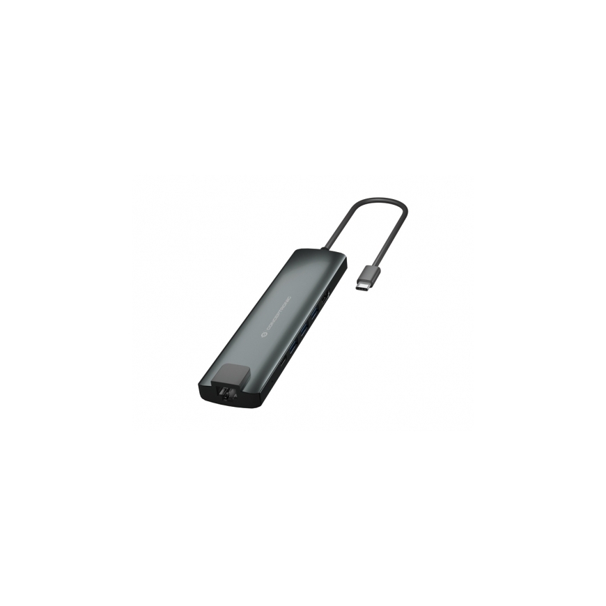 Conceptronic DONN 9-in-1 Multifunctional USB Hub Adapter