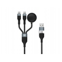 Conceptronic ETTA08B15 USB кабель USB 2.0 1,5 m USB A 2 x USB C Черный