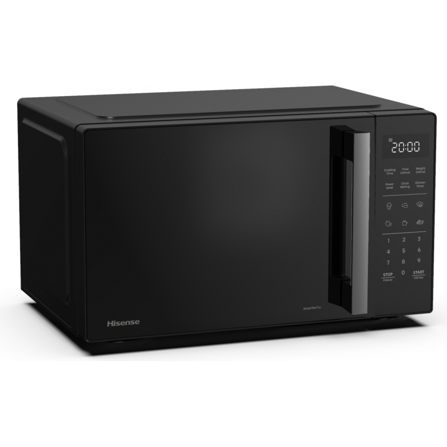 Hisense H23MOBS4HI Musta Solo-mikroaaltouuni Pöytämalli 23 L 900 W – 4