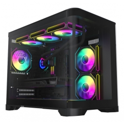GameMax HYPE-M BK computer case Micro Tower Black