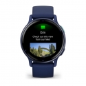 Garmin Vivoactive 5 3,05 cm (1.2") AMOLED 42 mm Цифровой 390 x 390 пикселей Сенсорный экран Синий Wi