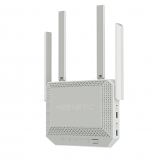 Keenetic Titan (KN-1812) belaidis maršrutizatorius 10 Gigabit Ethernet Dviguba juosta (2,4 GHz / 5 GHz) Balta