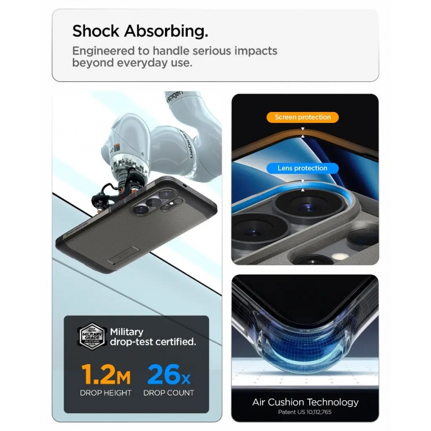 Spigen Tough Armor (Magfit) matkapuhelimen suojakotelo 17,5 cm (6.9") Suojus Metallinen – 5