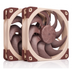 Noctua NF-A12X25 G2 PWM SX2-PP Datora dzesēšanas sistēma Datora korpusam Ventilators 12 cm Bēšs 2 pcs
