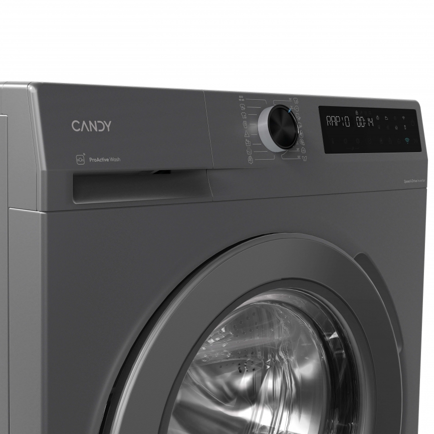 Candy BR 26SSR6G-S Pesukone Edestä täytettävä 6 kg 1200 RPM Harmaa – 4