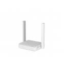 Keenetic Starter (KN-1121) langaton reititin Nopea Ethernet Yksi kaista (2,4 GHz) Valkoinen, Harmaa Keenetic Starter (KN-1121) langaton reititin Nopea Ethernet Yksi kaista (2,4 GHz) Valkoinen, Harmaa