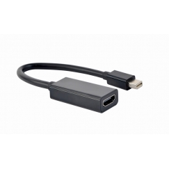 Gembird A-mDPM-HDMIF4K-01 0,15 m Mini DisplayPort HDMI Must