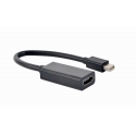 Gembird A-mDPM-HDMIF4K-01 0,15 m Mini DisplayPort HDMI Melns Gembird A-mDPM-HDMIF4K-01 0,15 m Mini DisplayPort HDMI Melns