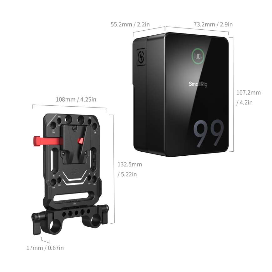 SmallRig 5047 camera/camcorder battery 6800 mAh – 5