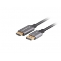 Lanberg CA-DPHD-20CU-0010-BK videokaapeli-adapteri 1 m DisplayPort HDMI-tyyppi A (vakio) Musta, Hope Lanberg CA-DPHD-20CU-0010-BK videokaapeli-adapteri 1 m DisplayPort HDMI-tyyppi A (vakio) Musta, Hope