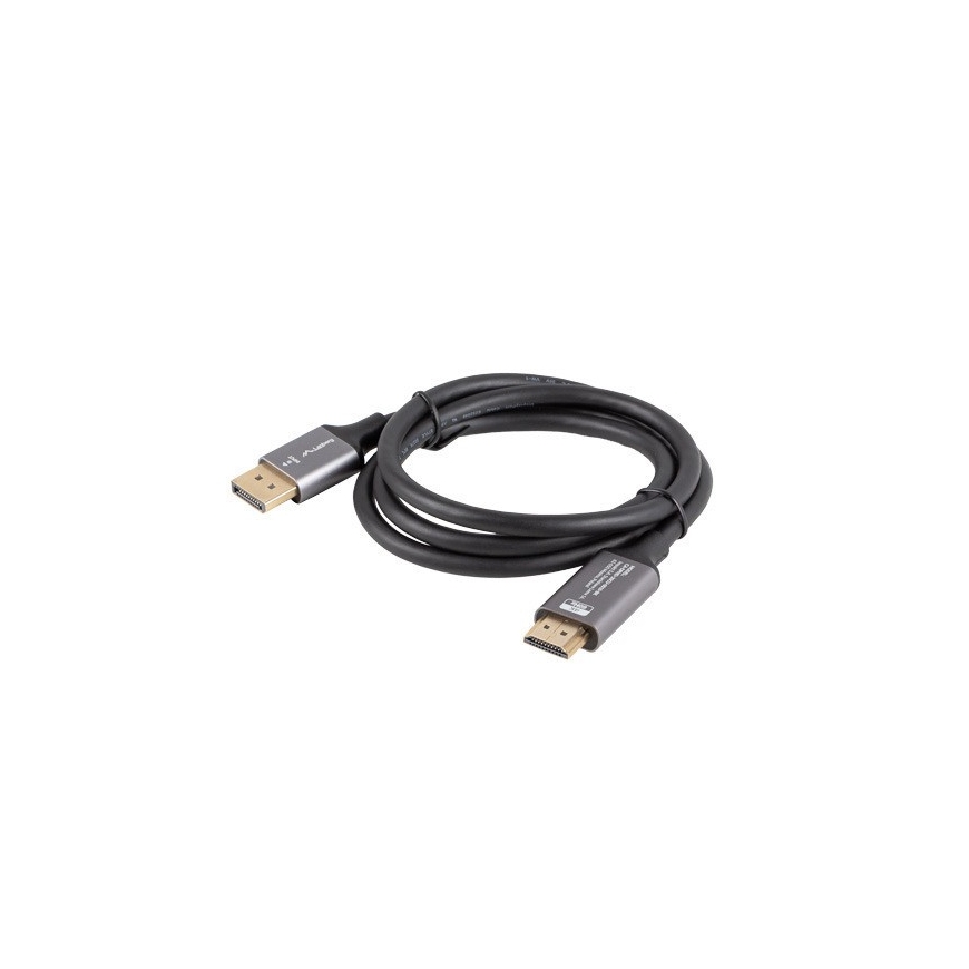 Lanberg CA-DPHD-20CU-0010-BK vaizdo kabelio adapteris 1 m DisplayPort HDMI A tipo (standartinis) Juo – 2