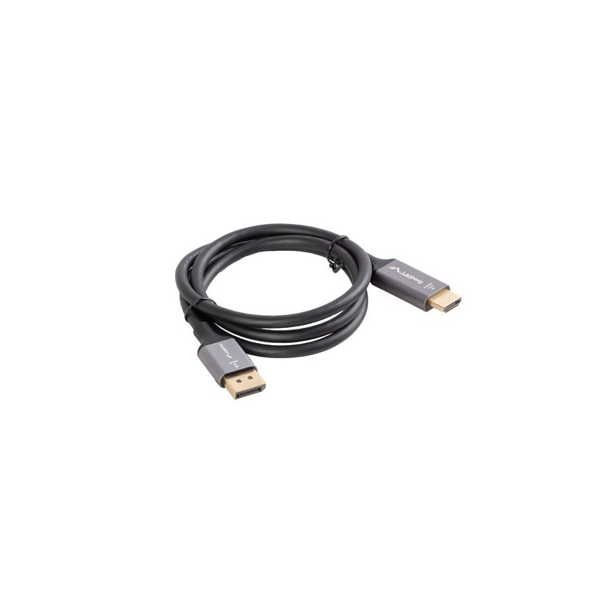 Lanberg CA-DPHD-20CU-0010-BK видео кабель адаптер 1 m DisplayPort HDMI Тип A (Стандарт) Черный, Сере – 4