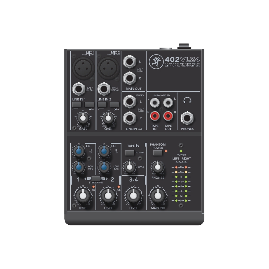 Mackie 402VLZ4 4 kanāli 20 -