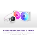 NZXT Kraken Plus RGB 240 Suoritin All-in-one-nesteenjäähdytin 12 cm Valkoinen NZXT Kraken Plus RGB 240 Suoritin All-in-one-nesteenjäähdytin 12 cm Valkoinen