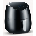 Severin FR 2445 fritüür Üksik 5 l Eraldiseisev 2000 W Kuumaõhu fritüür Must, Metallik, Hõbe