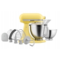 KitchenAid 5KSM195PSEBT mikseris Mikseris ar statīvu 300 W Nerūsējošs tērauds, Dzeltens KitchenAid 5KSM195PSEBT mikseris Mikseris ar statīvu 300 W Nerūsējošs tērauds, Dzeltens