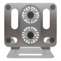 RealPower 495562 nešiojamojo kompiuterio stovas Nerūdijančiojo plieno 43,2 cm (17") RealPower 495562 nešiojamojo kompiuterio stovas Nerūdijančiojo plieno 43,2 cm (17")
