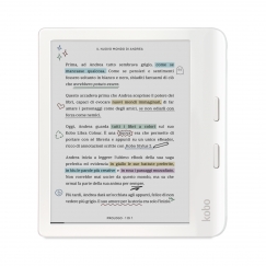 Rakuten Kobo Libra Colour elektroninių knygų skaityklė Lietimui jautrus ekranas 32 GB „Wi-Fi“ Balta