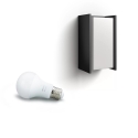 Philips Hue balta Sieninis lauko šviestuvas Turaco Philips Hue balta Sieninis lauko šviestuvas Turaco