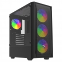Savio Noctis Flow RGB Куб Черный